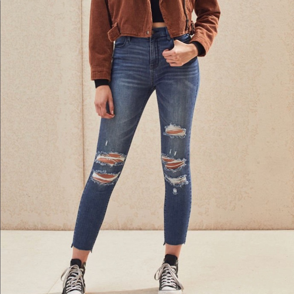 Pacsun high rise ankle jegging W